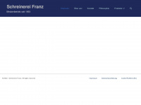 schreinerei-franz.com Webseite Vorschau