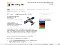 gps-ortung.net Webseite Vorschau