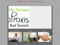 physiopraxis-badteinach.de Webseite Vorschau