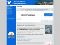 friedensinitiative-hef.de Webseite Vorschau