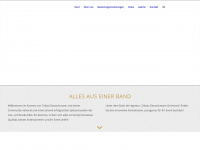 td-orchestra.de Webseite Vorschau