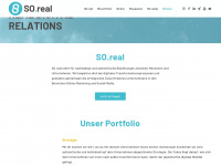so-real.de Webseite Vorschau