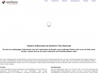 syntharo.com Webseite Vorschau