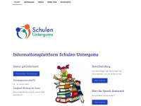 untergoms-schulen.ch Webseite Vorschau
