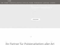 christoffel-polsterhandwerk.ch Webseite Vorschau