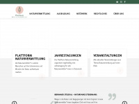plattform-naturvermittlung.at Webseite Vorschau