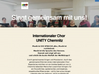 unity-chor-chemnitz.de Webseite Vorschau