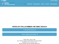 amicibeach.com Webseite Vorschau