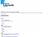 informatik-forum.net Webseite Vorschau