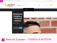 markonia-eyewear.de Webseite Vorschau