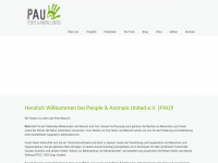 pau.care Webseite Vorschau