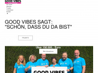 good-vibes.at Webseite Vorschau