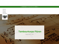 tambourkorps-flueren.de Webseite Vorschau