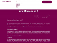kunstamkopf.de Webseite Vorschau