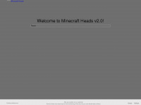 minecraft-heads.com Webseite Vorschau
