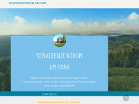 seniorenzentrum-am-park.de Webseite Vorschau