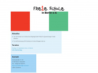 freie-schule-in-berlin.de Webseite Vorschau