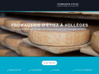 fromagerie-etiez.ch Webseite Vorschau