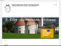 erbe-symposium.org Webseite Vorschau