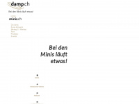 damp.ch Webseite Vorschau