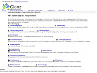 glanz-service.de Webseite Vorschau