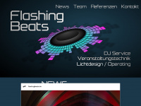 flashing-beats.de Webseite Vorschau
