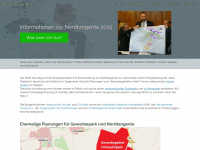 nordtangente.info Webseite Vorschau