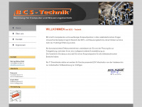 bcs-technik.com Webseite Vorschau