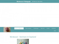 montessori-0-3.de Webseite Vorschau