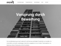 incre.ch Webseite Vorschau