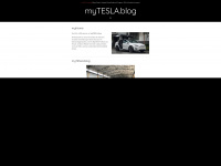 mytesla.blog Webseite Vorschau