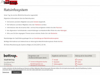 ratsinfo-bottrop.de Webseite Vorschau