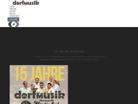 dorfmusik.at Webseite Vorschau