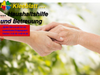 kleeblatt-seniorenbetreuung.de Webseite Vorschau