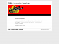 ipoza.ch Webseite Vorschau