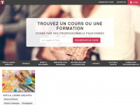 trouver-un-cours.fr Webseite Vorschau