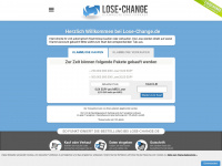 lose-change.de Webseite Vorschau