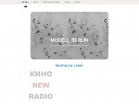 modellberlin.com Webseite Vorschau