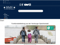 bms.eu Webseite Vorschau