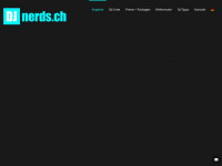 djnerds.ch Webseite Vorschau