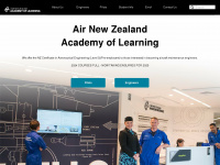 airnzlearning.co.nz Webseite Vorschau