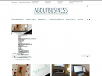 aboutbusiness.at Webseite Vorschau