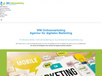 wm-onlinemarketing.de Webseite Vorschau
