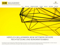 netzwerk-rechtsetzung-buerokratieabbau.de Webseite Vorschau