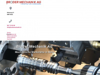 brodermechanik.ch Webseite Vorschau