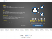 btcpop.co Webseite Vorschau