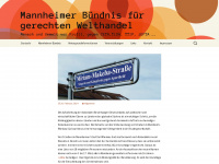 gerechterwelthandelmannheim.wordpress.com Webseite Vorschau