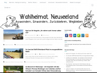 wahlheimat-neuseeland.de Webseite Vorschau