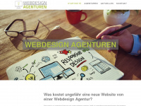 webdesign-agenturen.com Webseite Vorschau