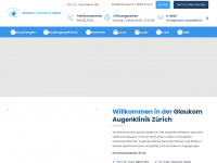 glaukom-augenklinik.ch Webseite Vorschau